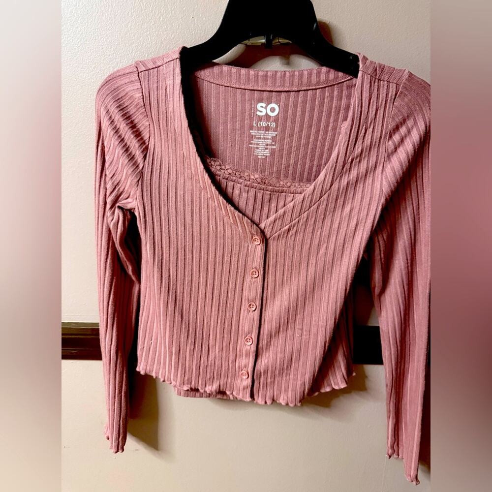NWT SO Women's Cardigan and Tank Top L